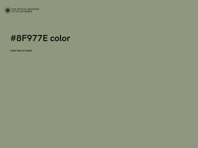 #8F977E color image