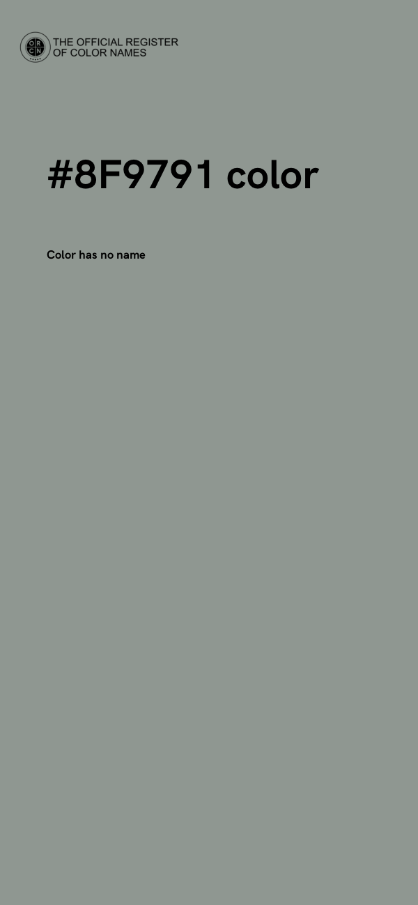 #8F9791 color image
