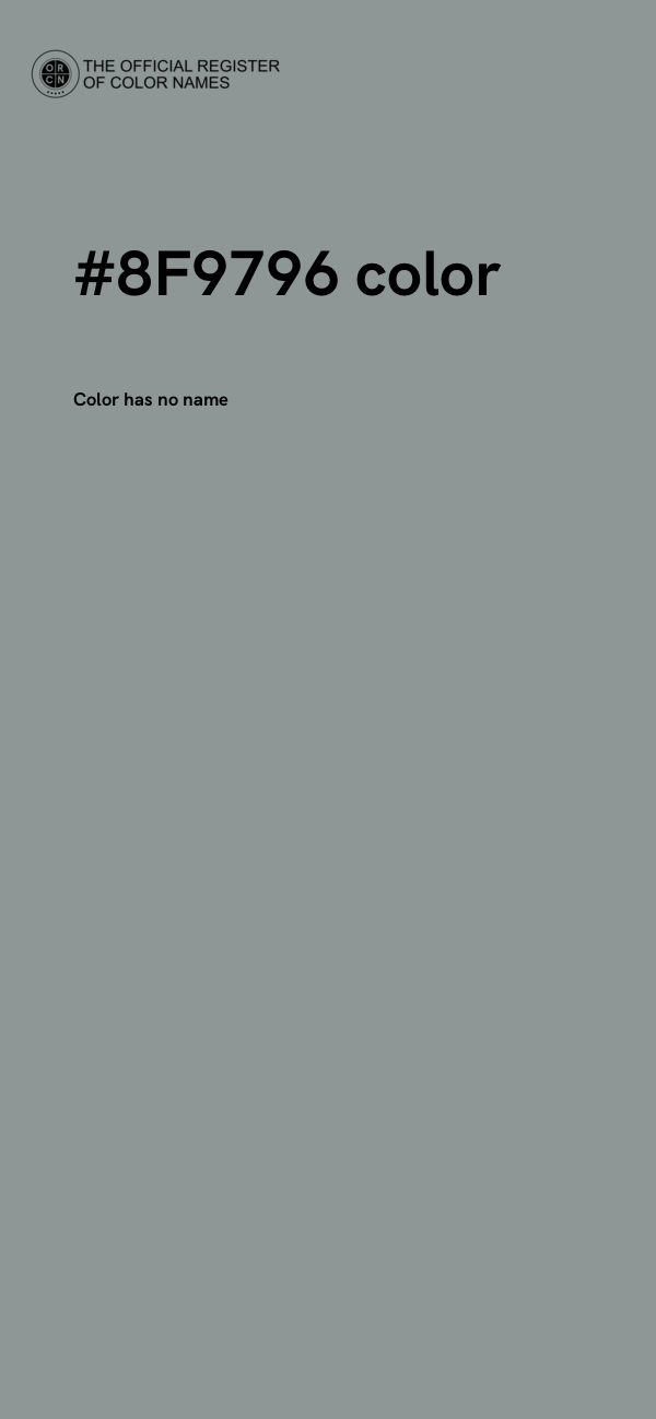 #8F9796 color image