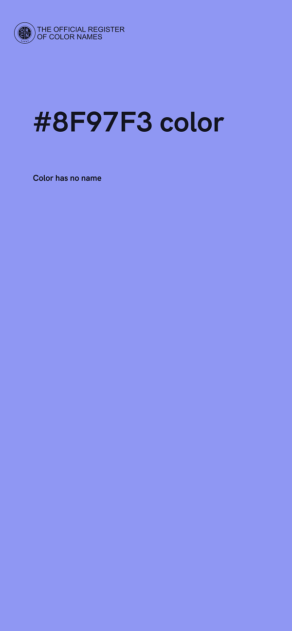 #8F97F3 color image