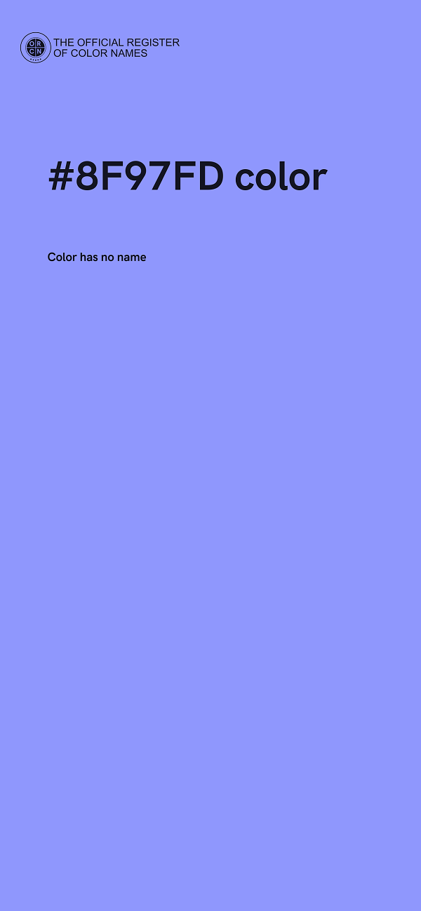 #8F97FD color image