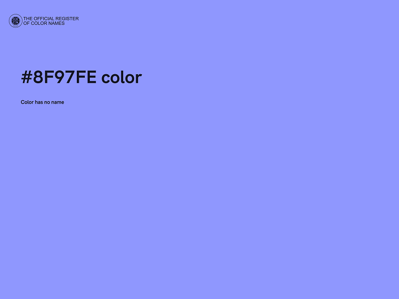 #8F97FE color image