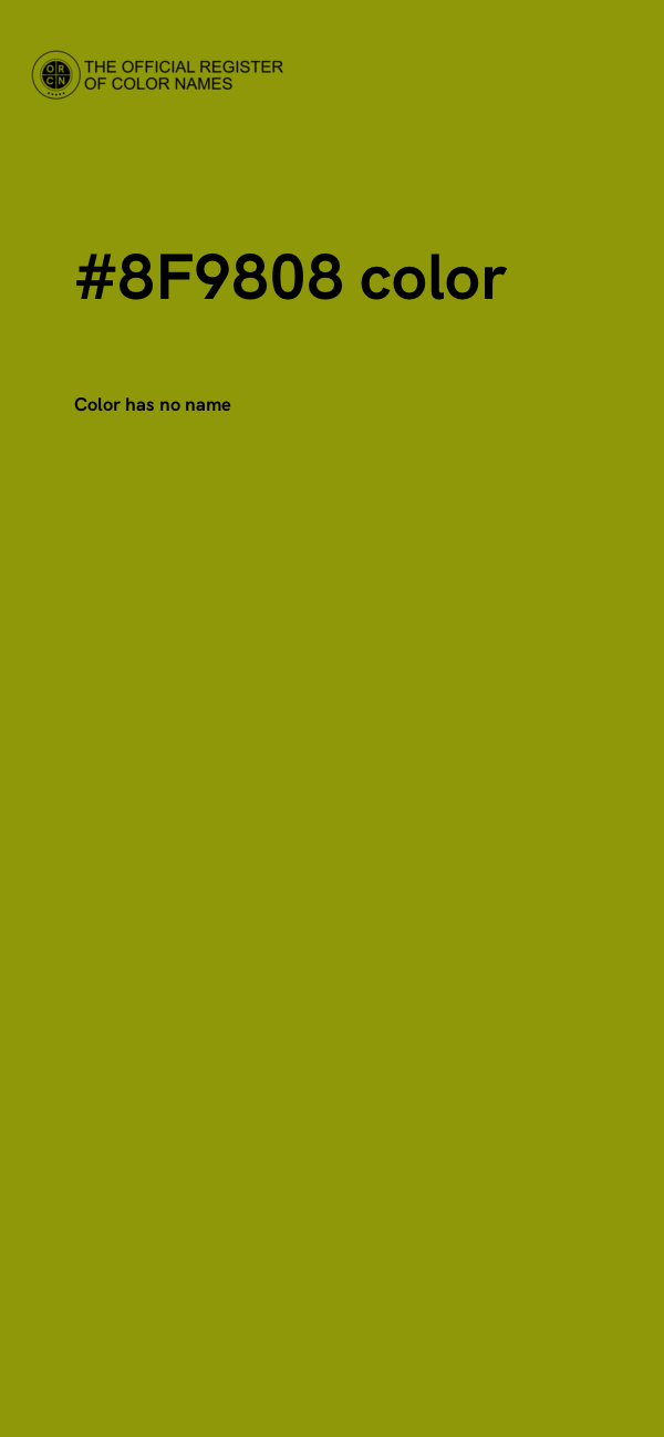#8F9808 color image