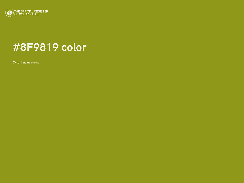 #8F9819 color image