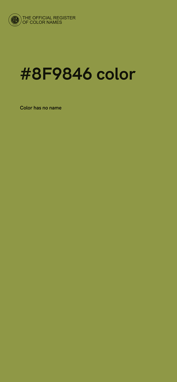 #8F9846 color image