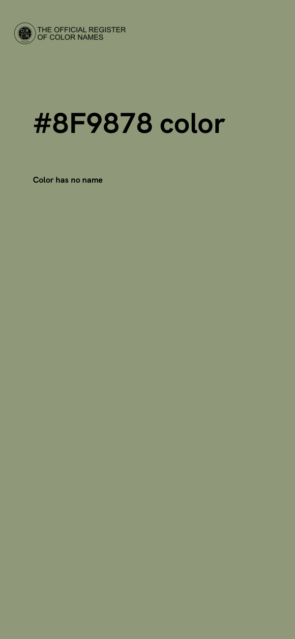 #8F9878 color image