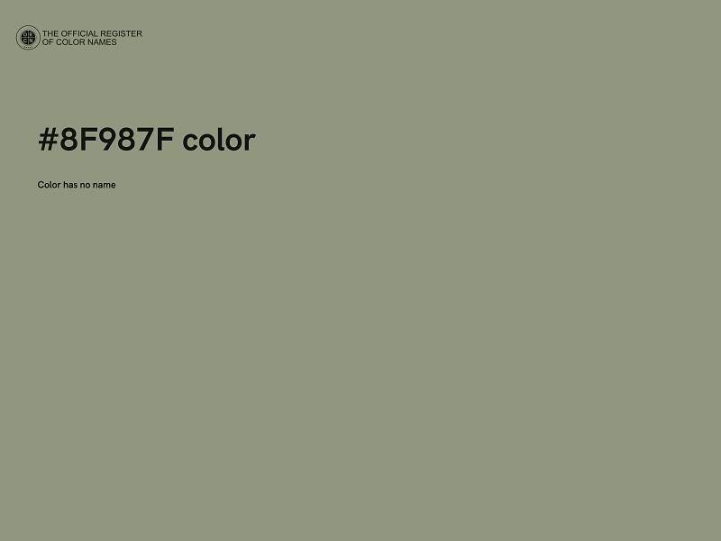 #8F987F color image