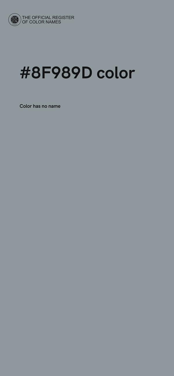 #8F989D color image