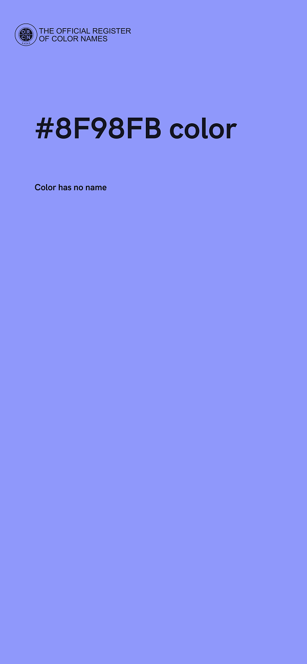 #8F98FB color image