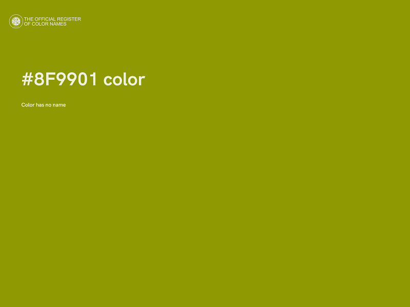 #8F9901 color image
