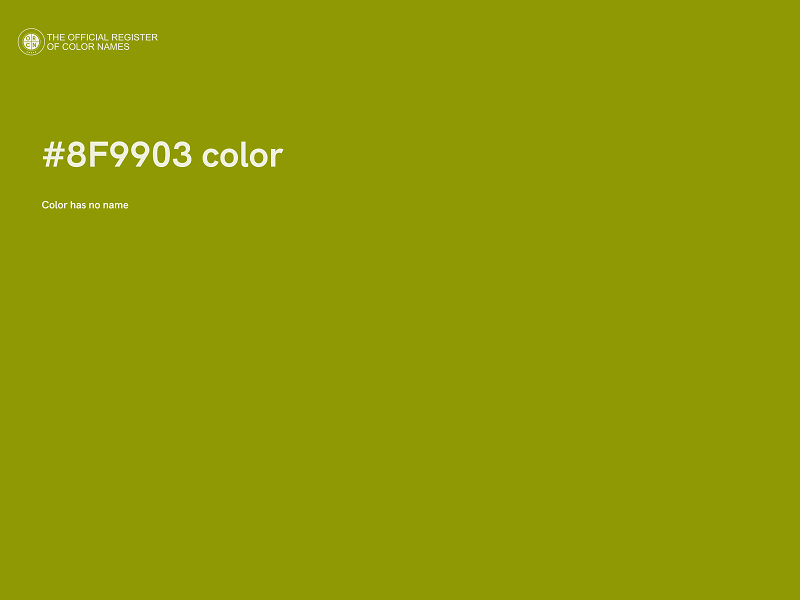 #8F9903 color image