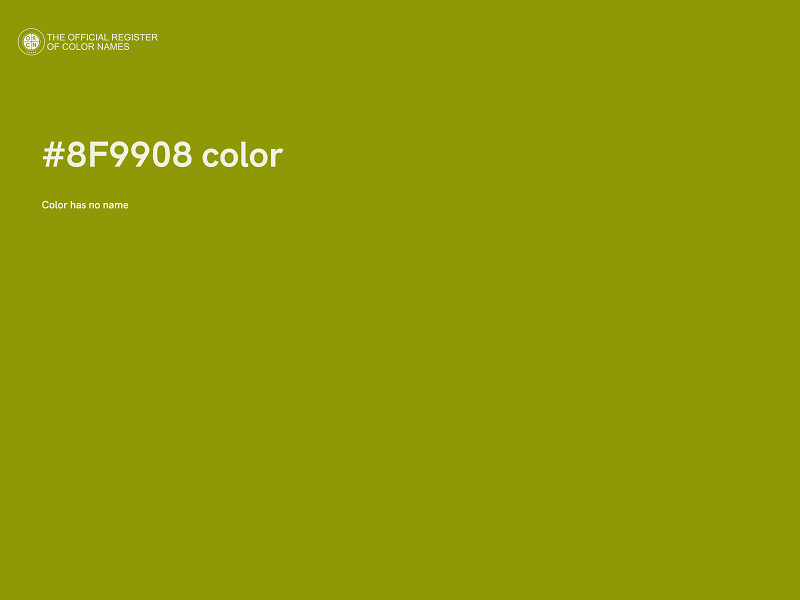 #8F9908 color image