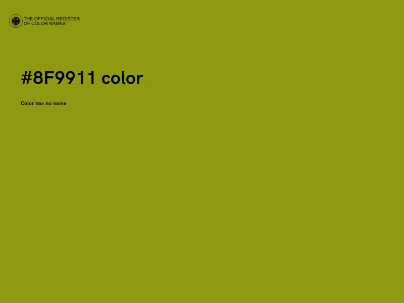 #8F9911 color image