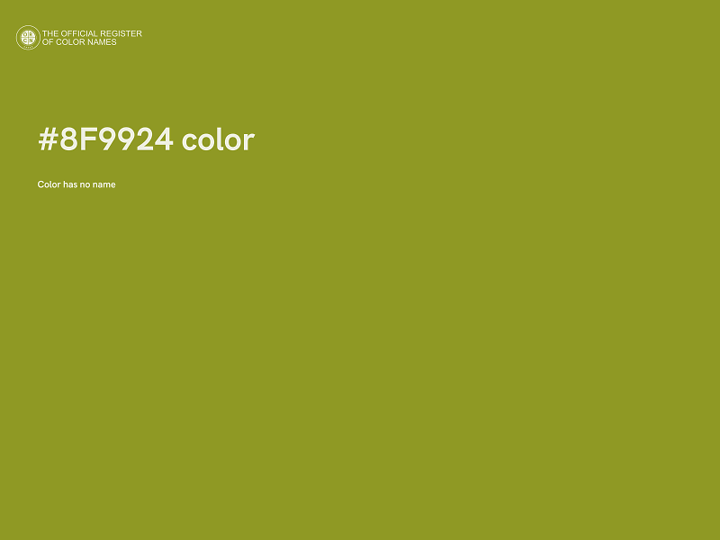 #8F9924 color image