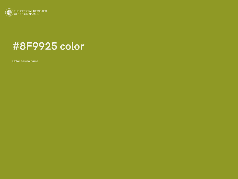 #8F9925 color image