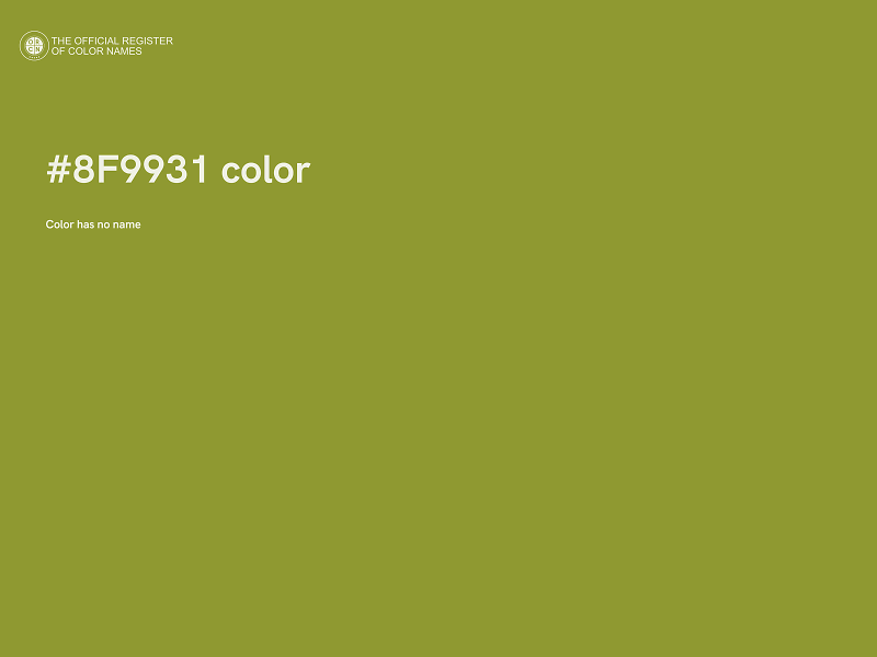 #8F9931 color image