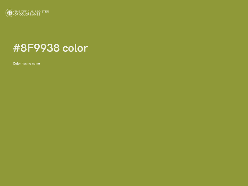 #8F9938 color image
