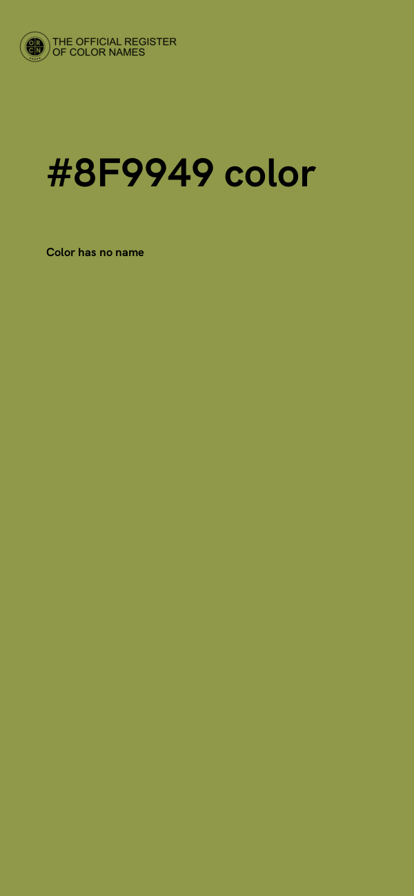 #8F9949 color image