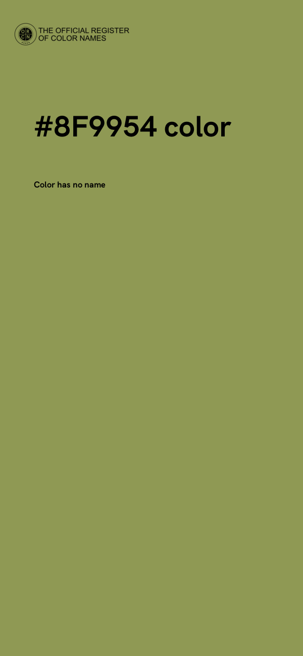 #8F9954 color image