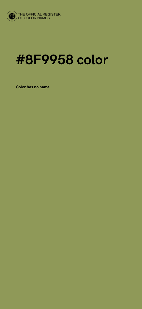 #8F9958 color image