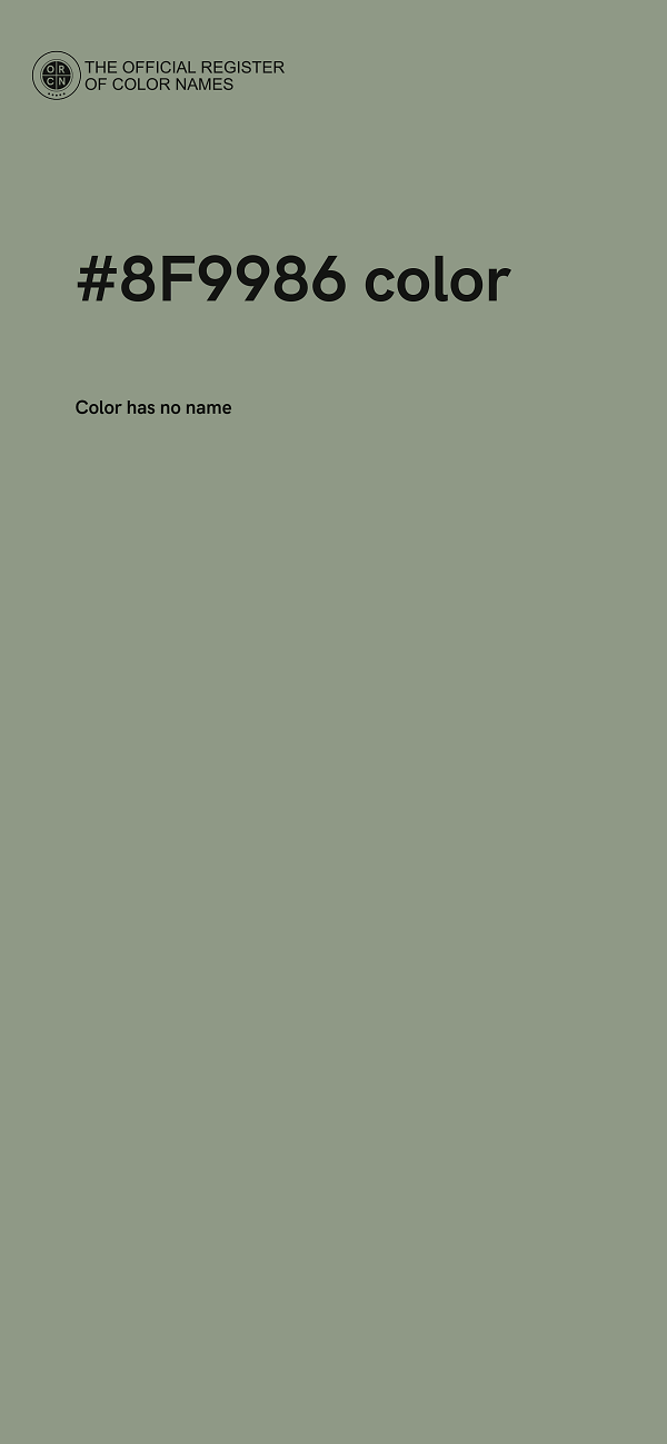 #8F9986 color image