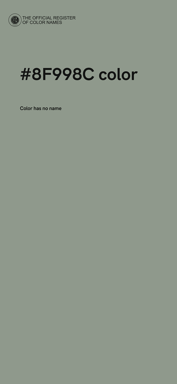 #8F998C color image