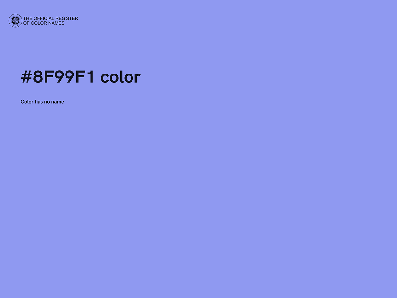 #8F99F1 color image