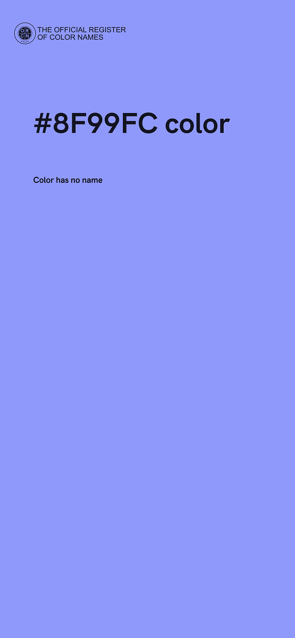#8F99FC color image