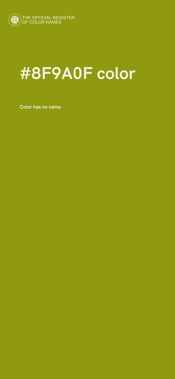 #8F9A0F color image