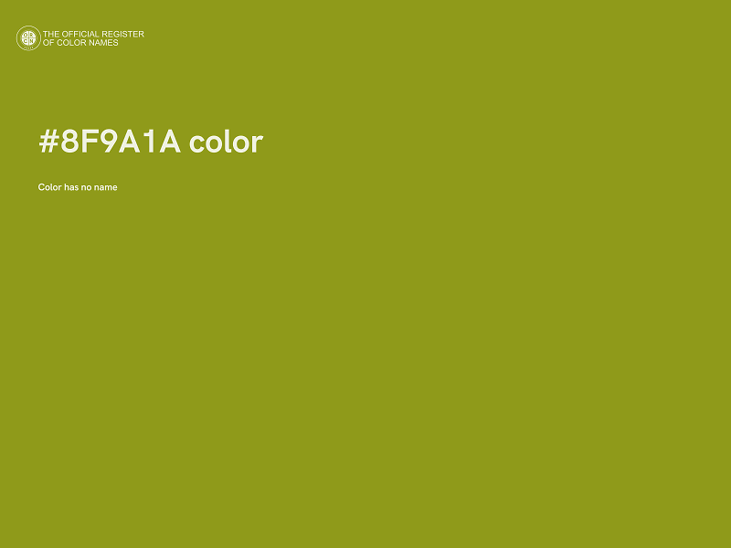 #8F9A1A color image