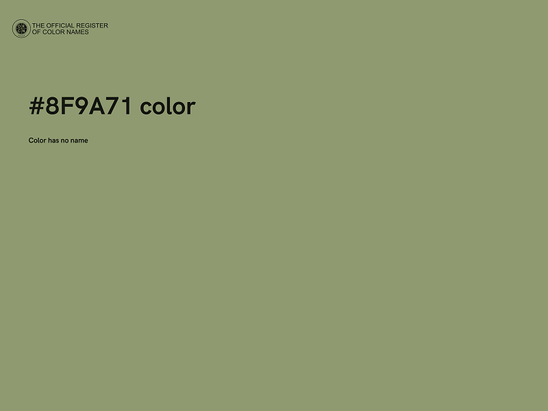#8F9A71 color image