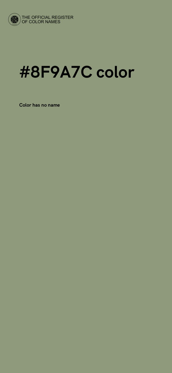 #8F9A7C color image