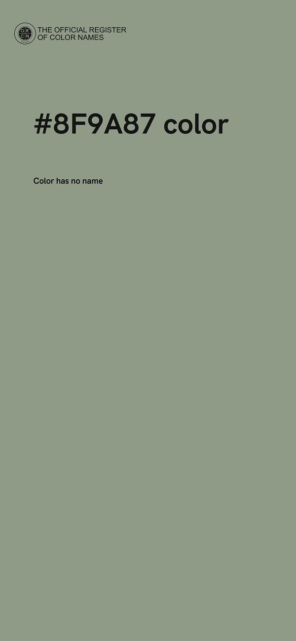 #8F9A87 color image