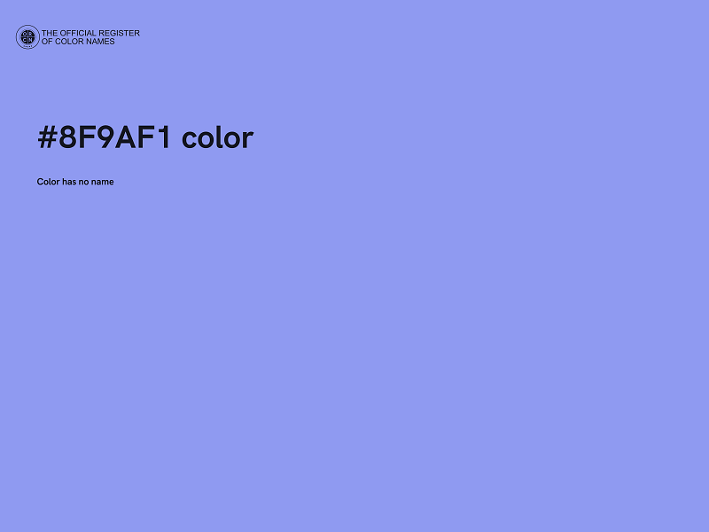 #8F9AF1 color image