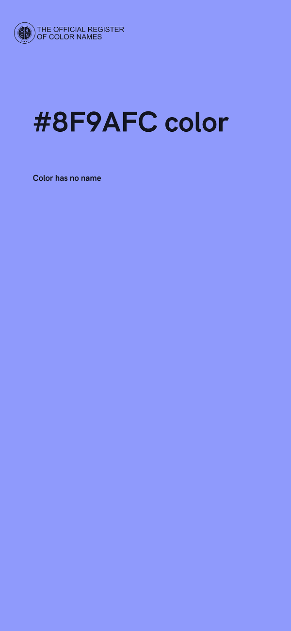 #8F9AFC color image
