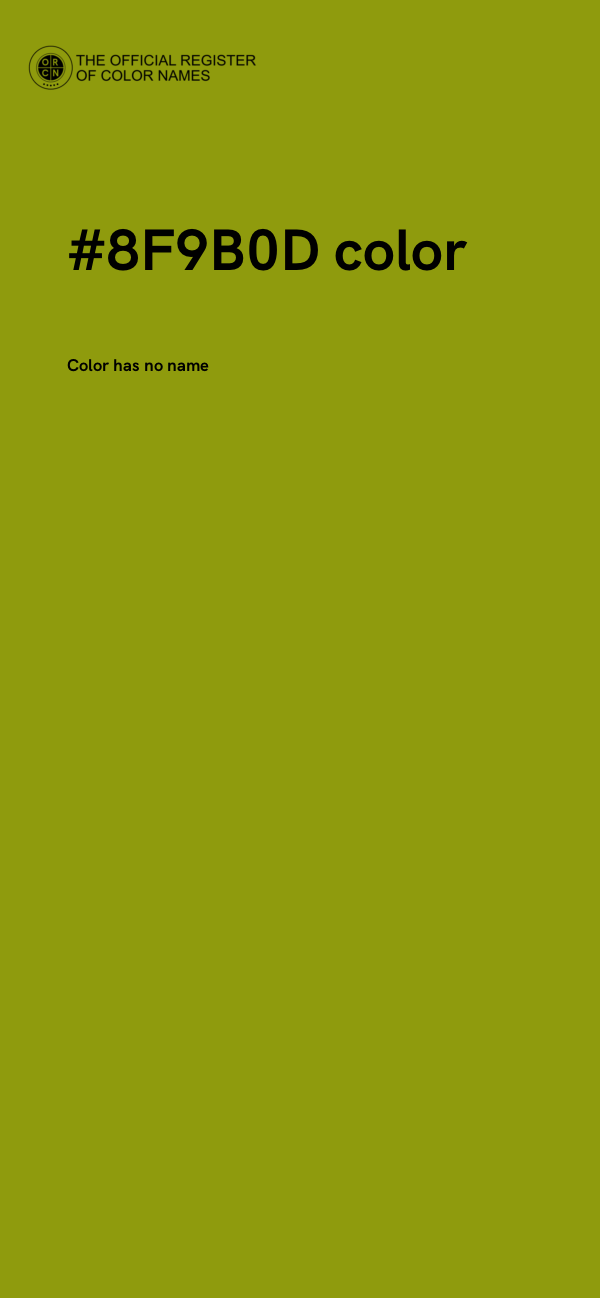 #8F9B0D color image
