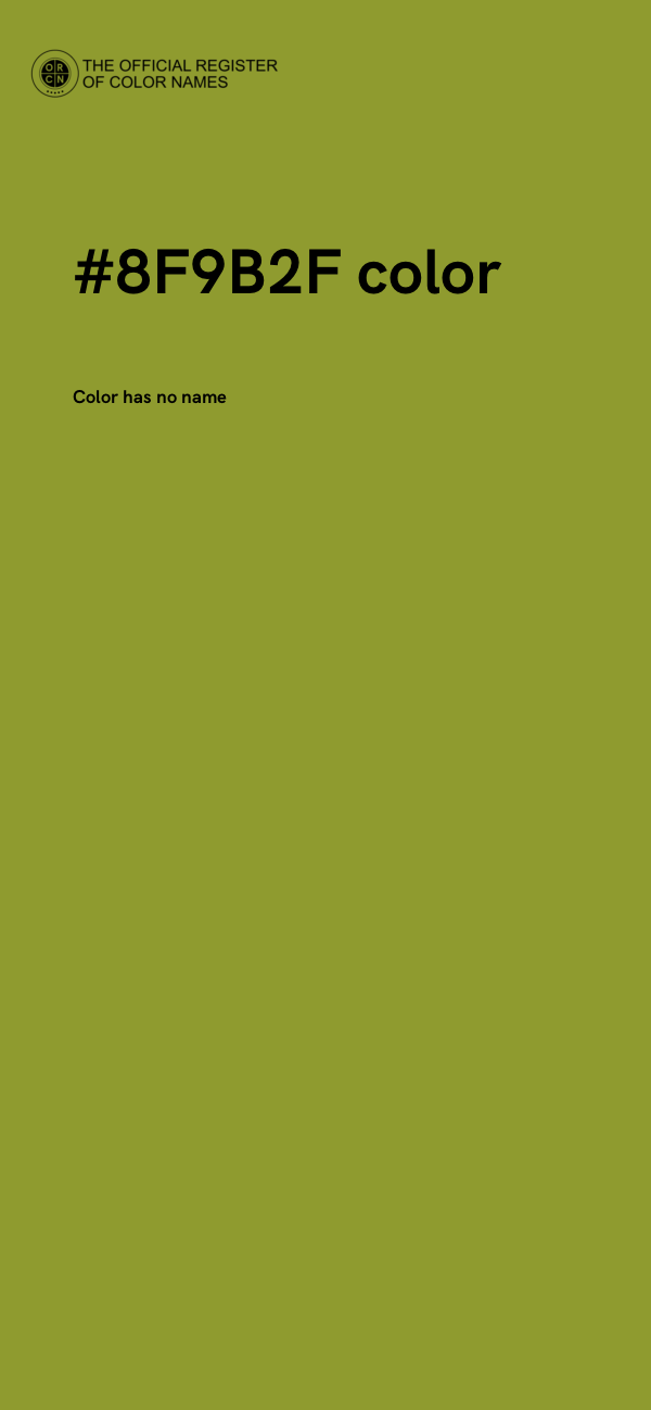 #8F9B2F color image