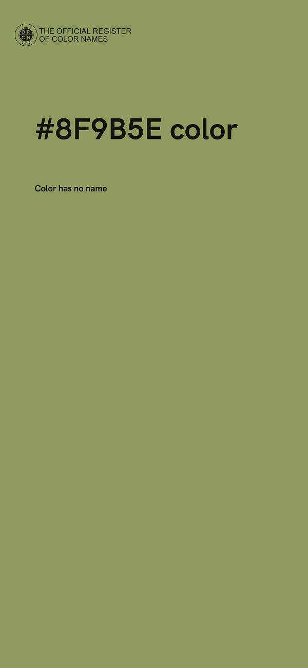 #8F9B5E color image