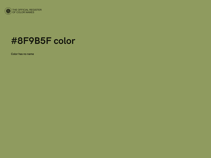 #8F9B5F color image