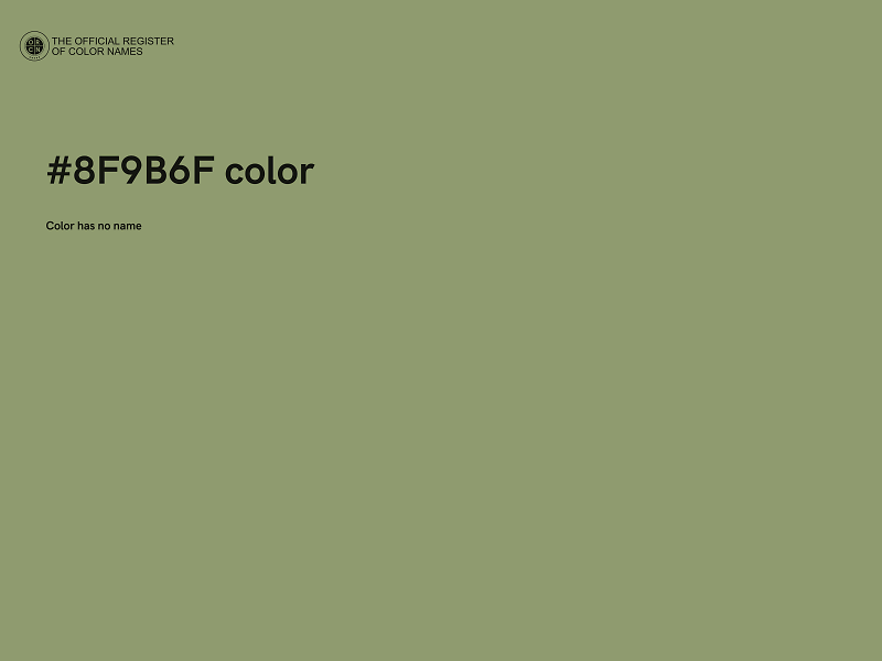 #8F9B6F color image