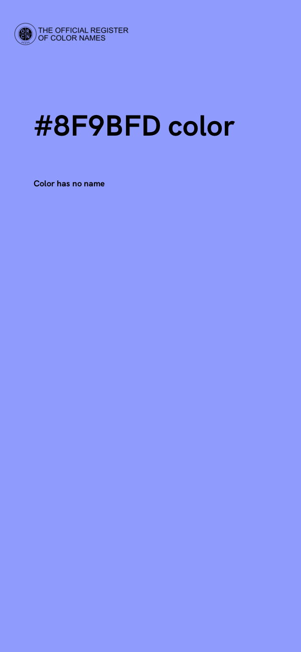 #8F9BFD color image