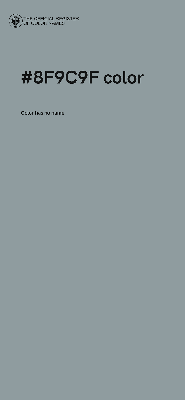 #8F9C9F color image
