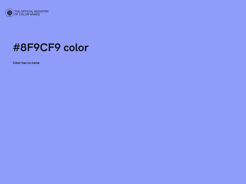 #8F9CF9 color image