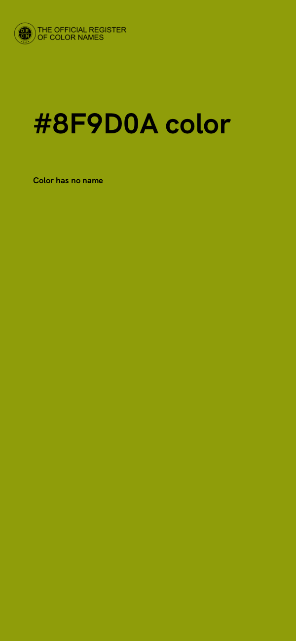 #8F9D0A color image