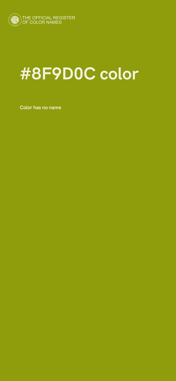#8F9D0C color image