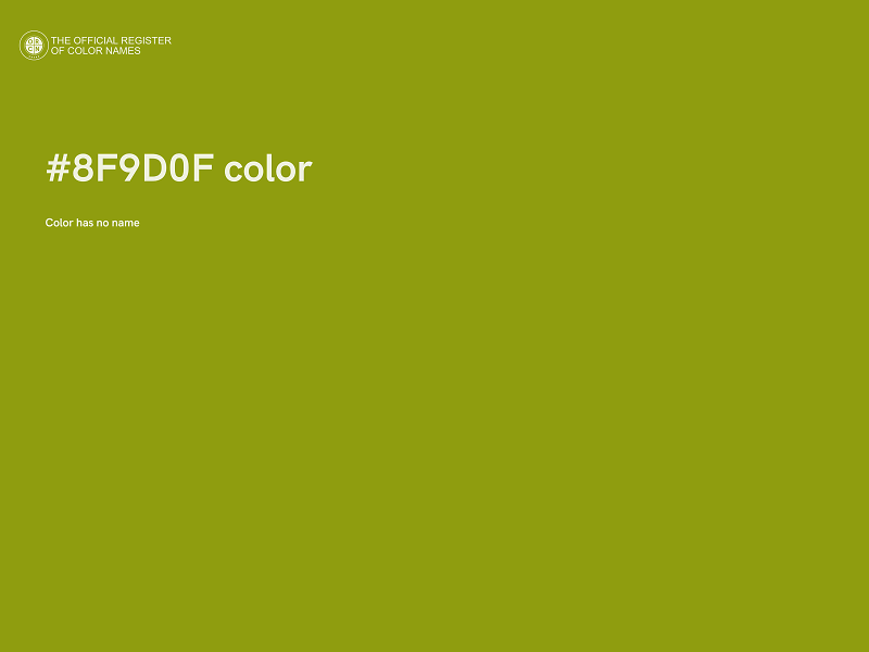 #8F9D0F color image