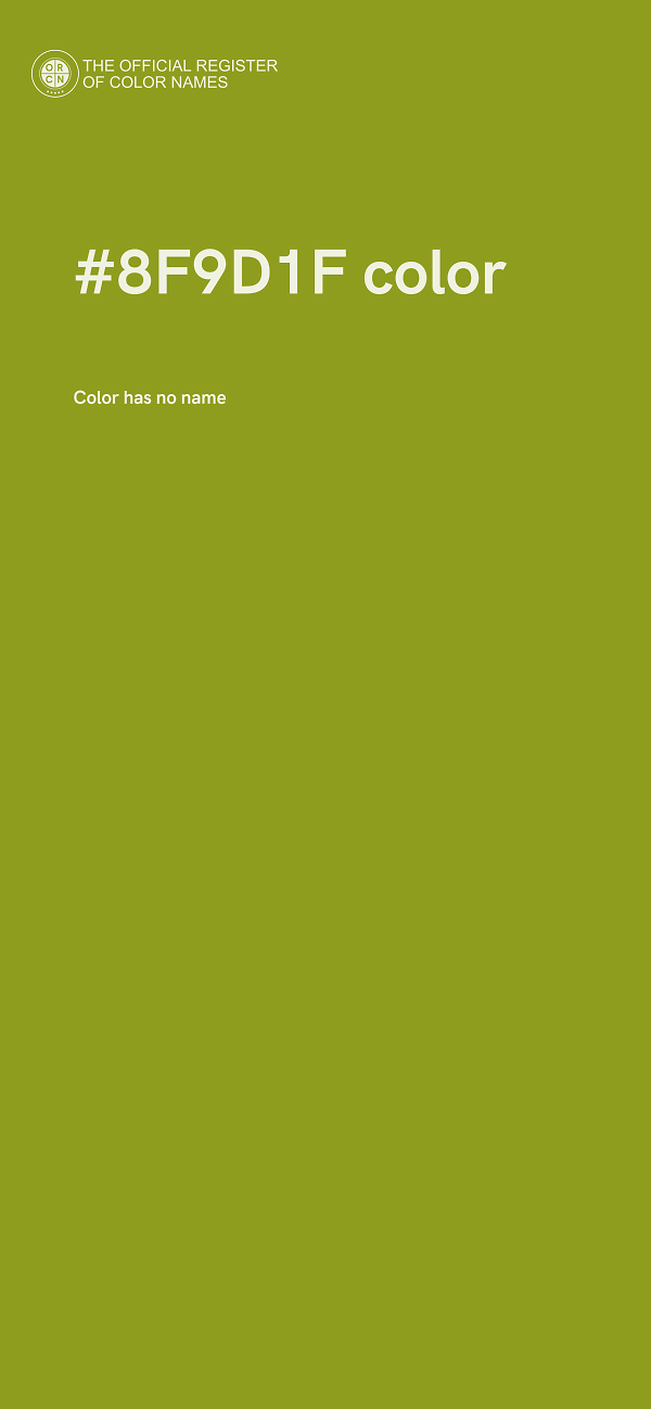 #8F9D1F color image