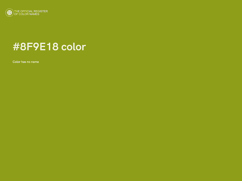 #8F9E18 color image