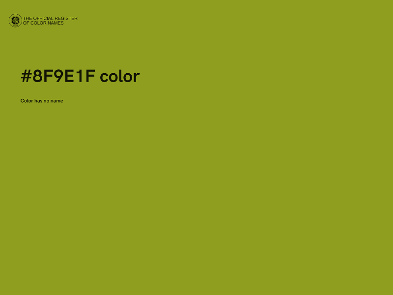 #8F9E1F color image