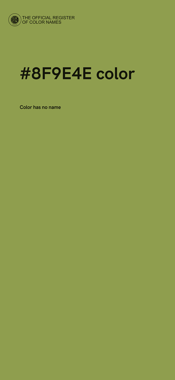 #8F9E4E color image